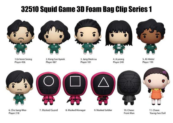 Squid Game Bag Clips Blind Bags (Series 1)