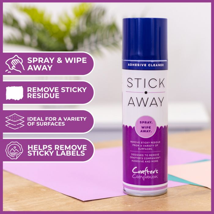 Crafters Companion Stick Away Adhesive Remover (BLUE CAN)