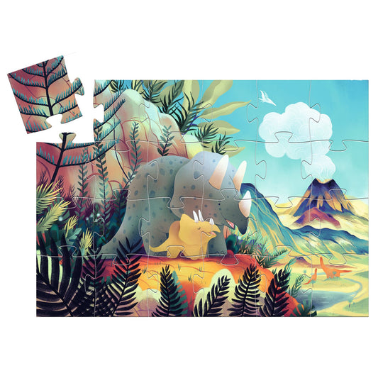 Djeco Teo the Dinosaur - 24 Piece Jigsaw Puzzle