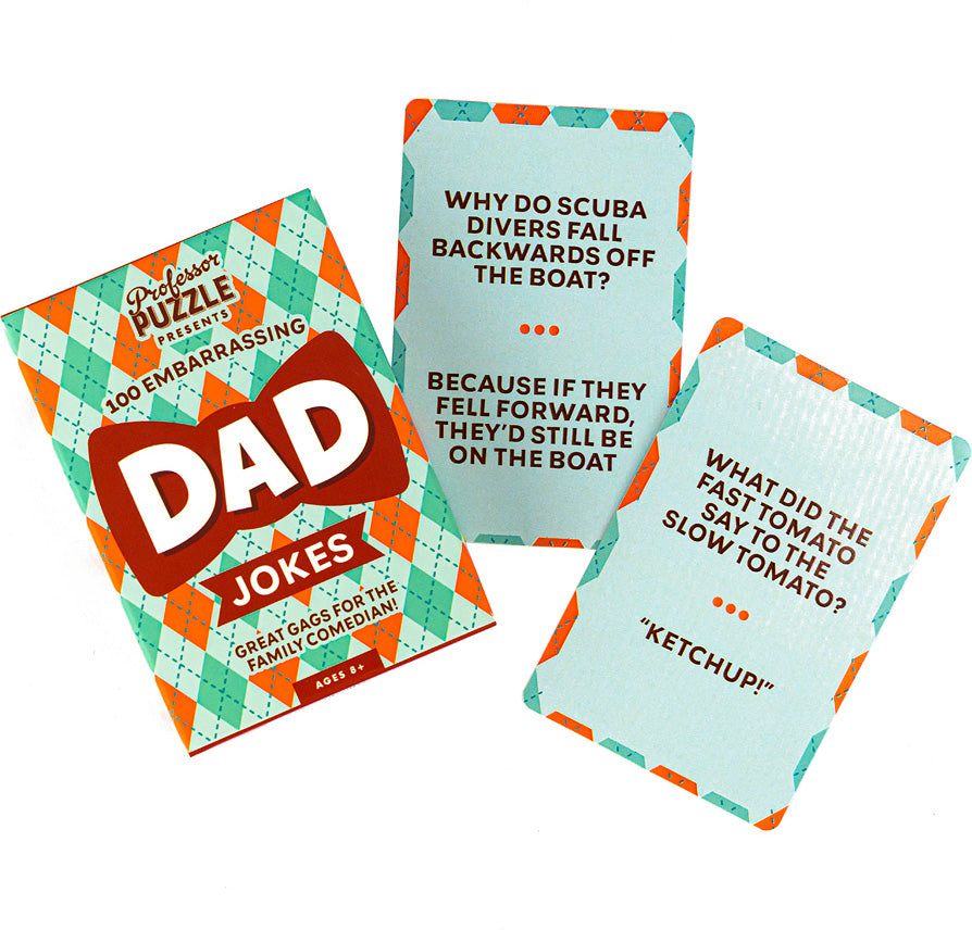 Professor Puzzle Cards - Dad Jokes
