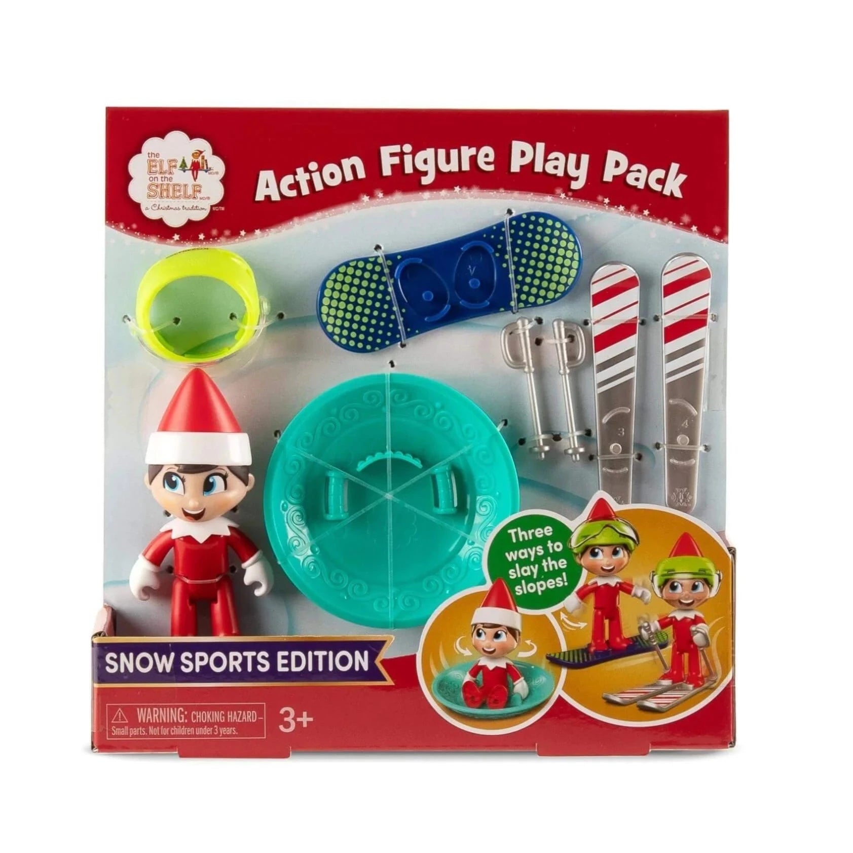 The Elf on the Shelf® Action Figure Play Pack Snow Sports Edition