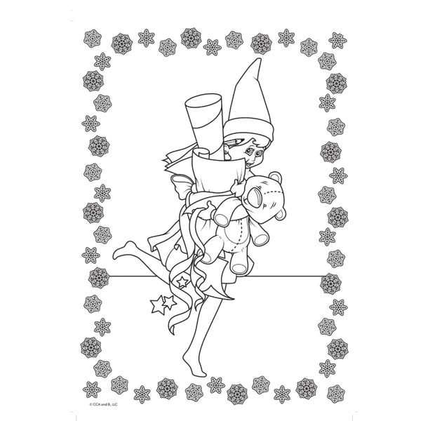 Elf on the Shelf Jumbo Colouring Book
