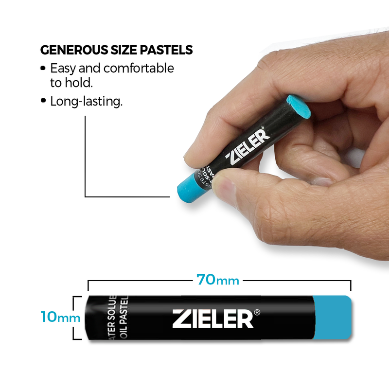 Zieler Water Soluble Oil Pastel Intense (Set of 24)