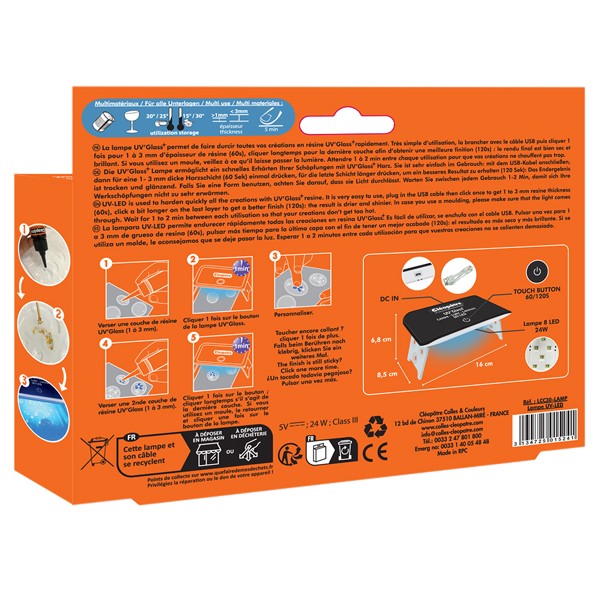 Cleopatre UV Lamp for UV Resin