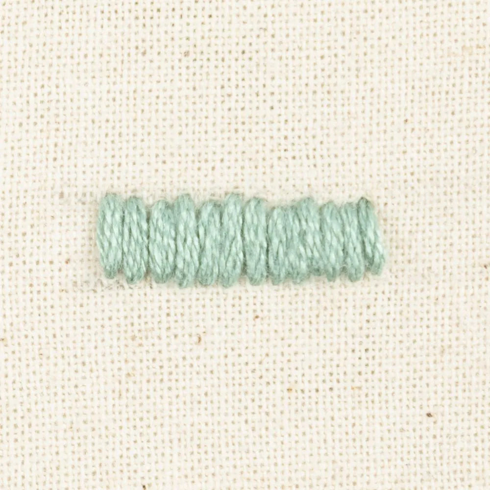 Craft Kit Embroidery Hanging Frames Dusty Green