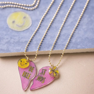 Mini Craft Kit Jewellery Shrink Plastic Best Friends Necklaces