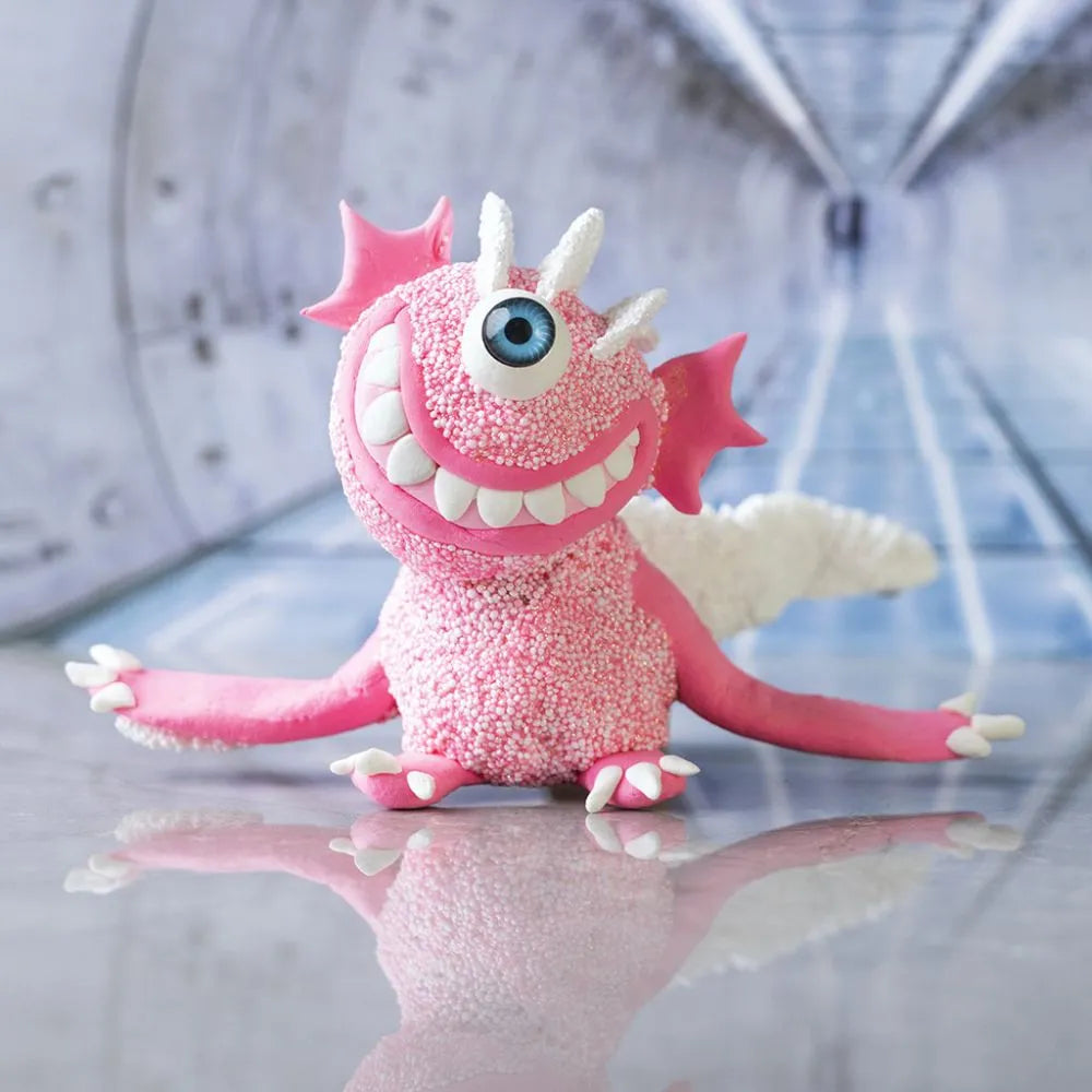 Mini Craft Kit Clay Modelling Monster Sally Light Pink
