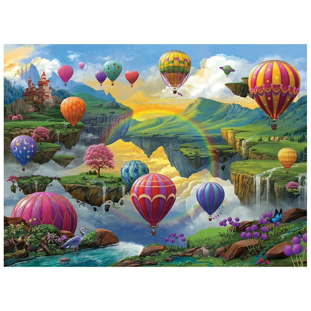500 Piece Jigsaw Puzzle - Air Balloon Valley