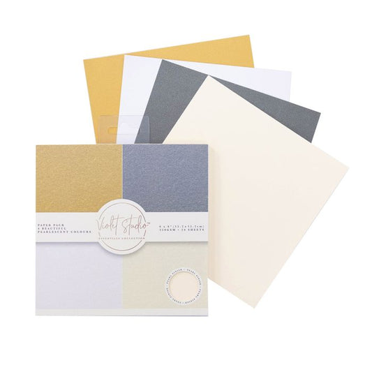 Violet Studio 6" x 6" Double Sided Paper Pad - Pearlescent
