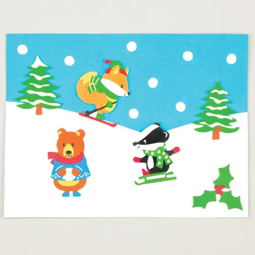 Winter Woodland Foam Stickers (Pack of 120)
