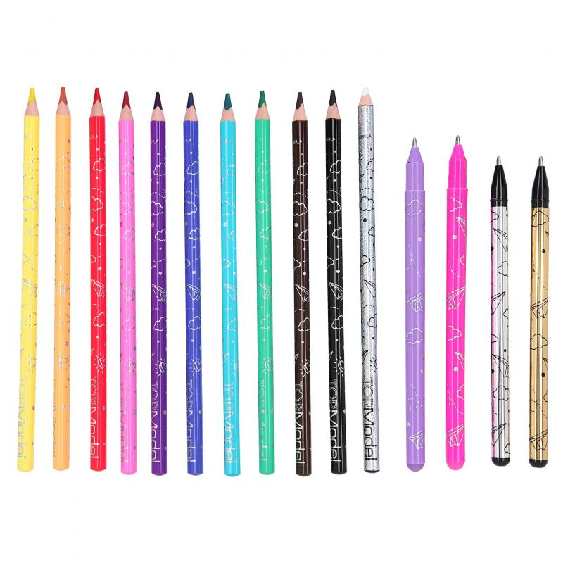 TOPModel Colouring Book With Pen Set