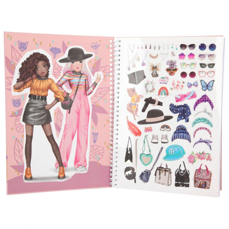 TOPModel Colouring Book With Pen Set