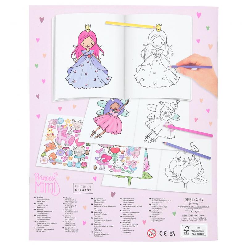 Princess Mimi Colouring Book