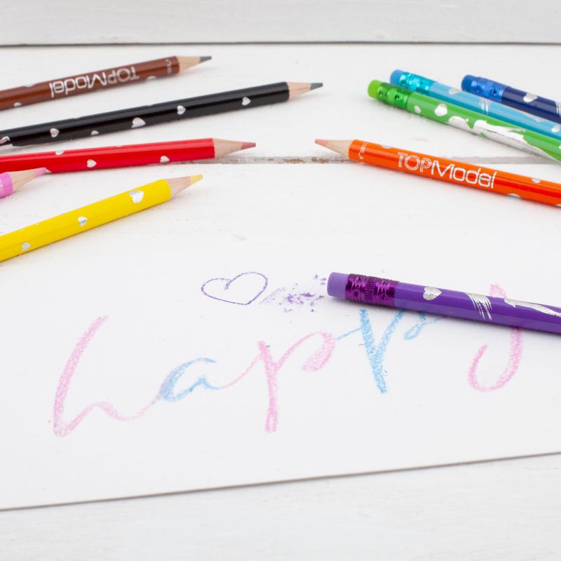 TopModel Erasable Colouring Pencils