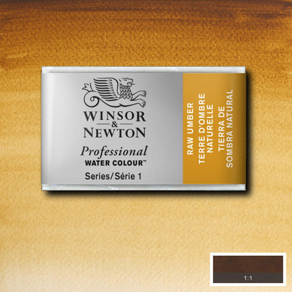 Raw Umber Whole Pan - S1 Professional Watercolour