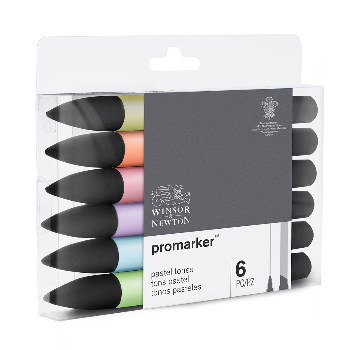 Winsor & Newton Promarker - 6 Pastel Tones