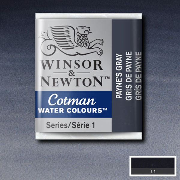 Cotman Watercolour Half Pan Payne's Gray