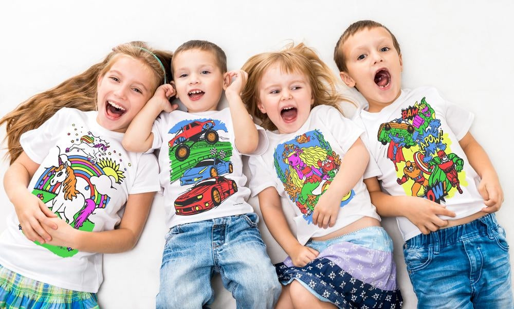 Splat Planet PYO T-Shirt: Flamingo (Size 3-4 Years)