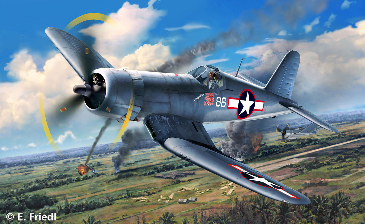 Revell Model Set-Vought F4U-1De Corsair