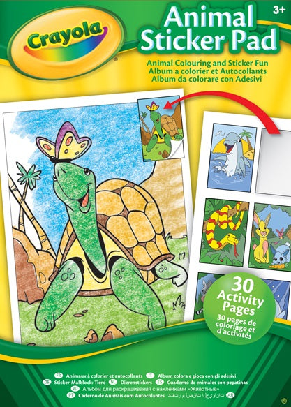 Animal and Activity Sticker Pad