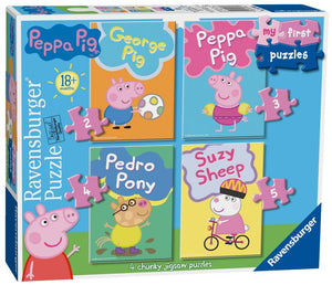 Peppa Pig My First Puzzles 2,3,4 & 5 Piece Jigsaw