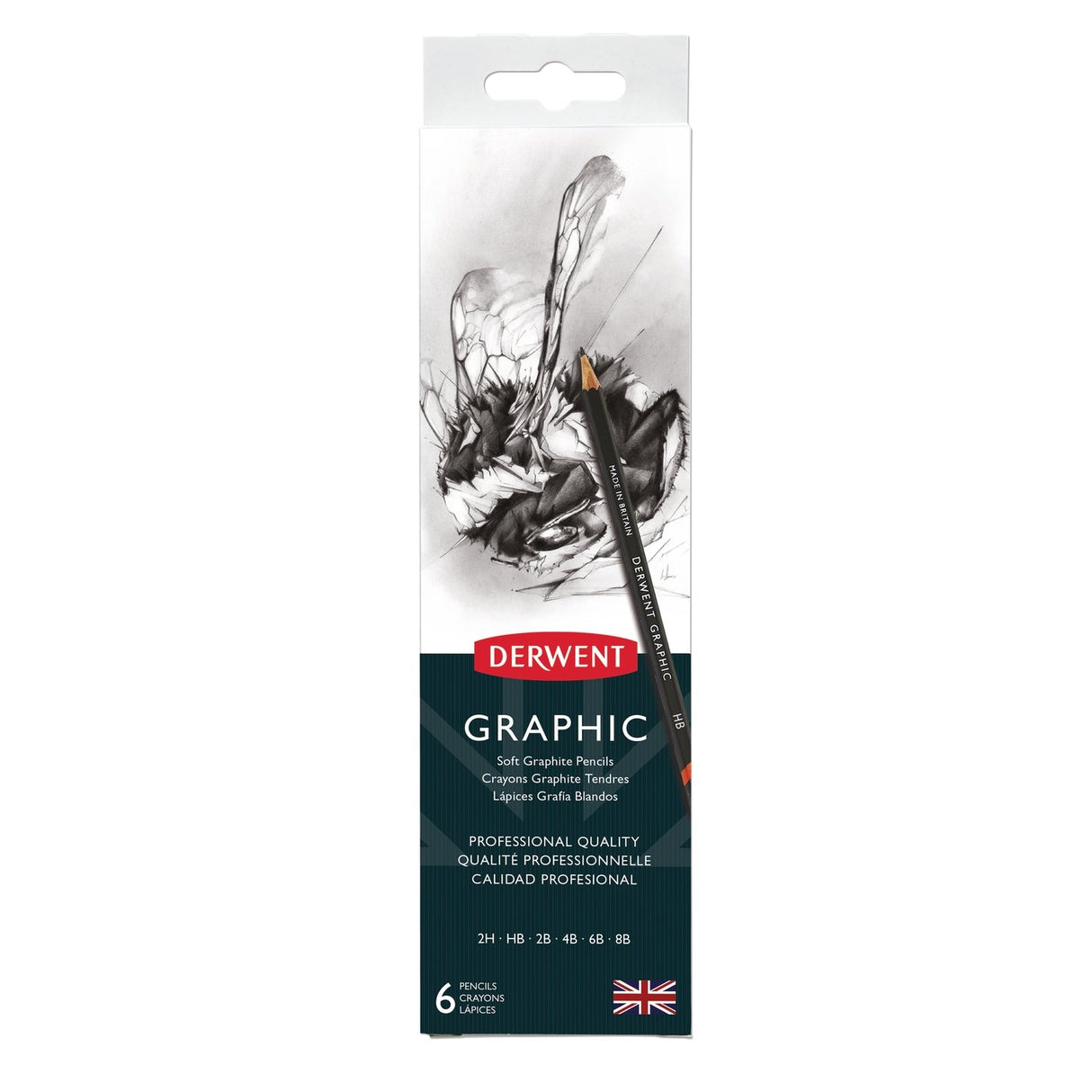 Derwent Graphic Pencils 6 Tin