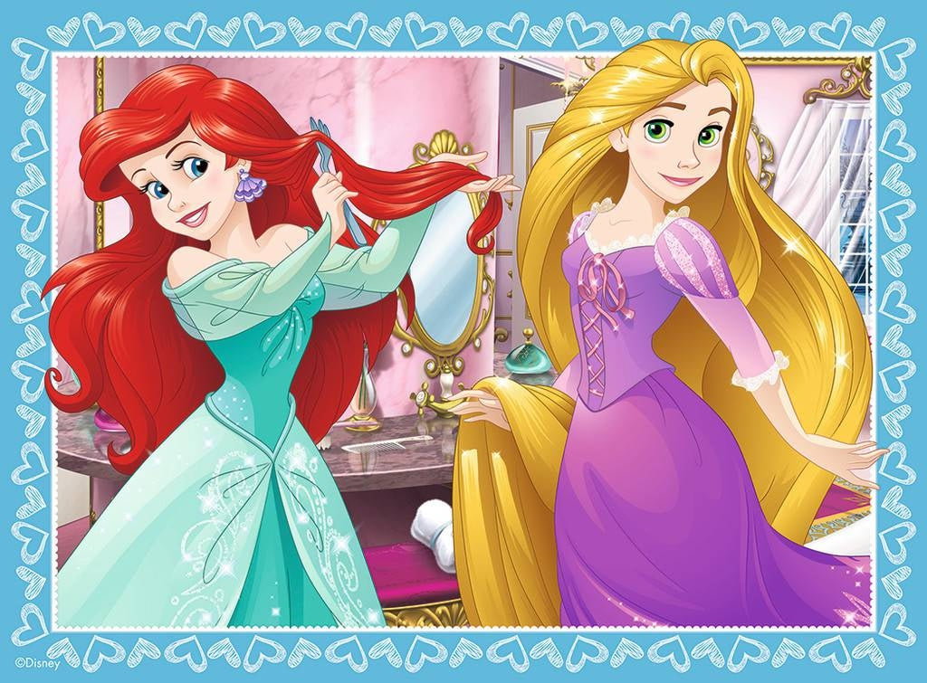 Disney Princess 4 In A Box Jigsaw Puzzles