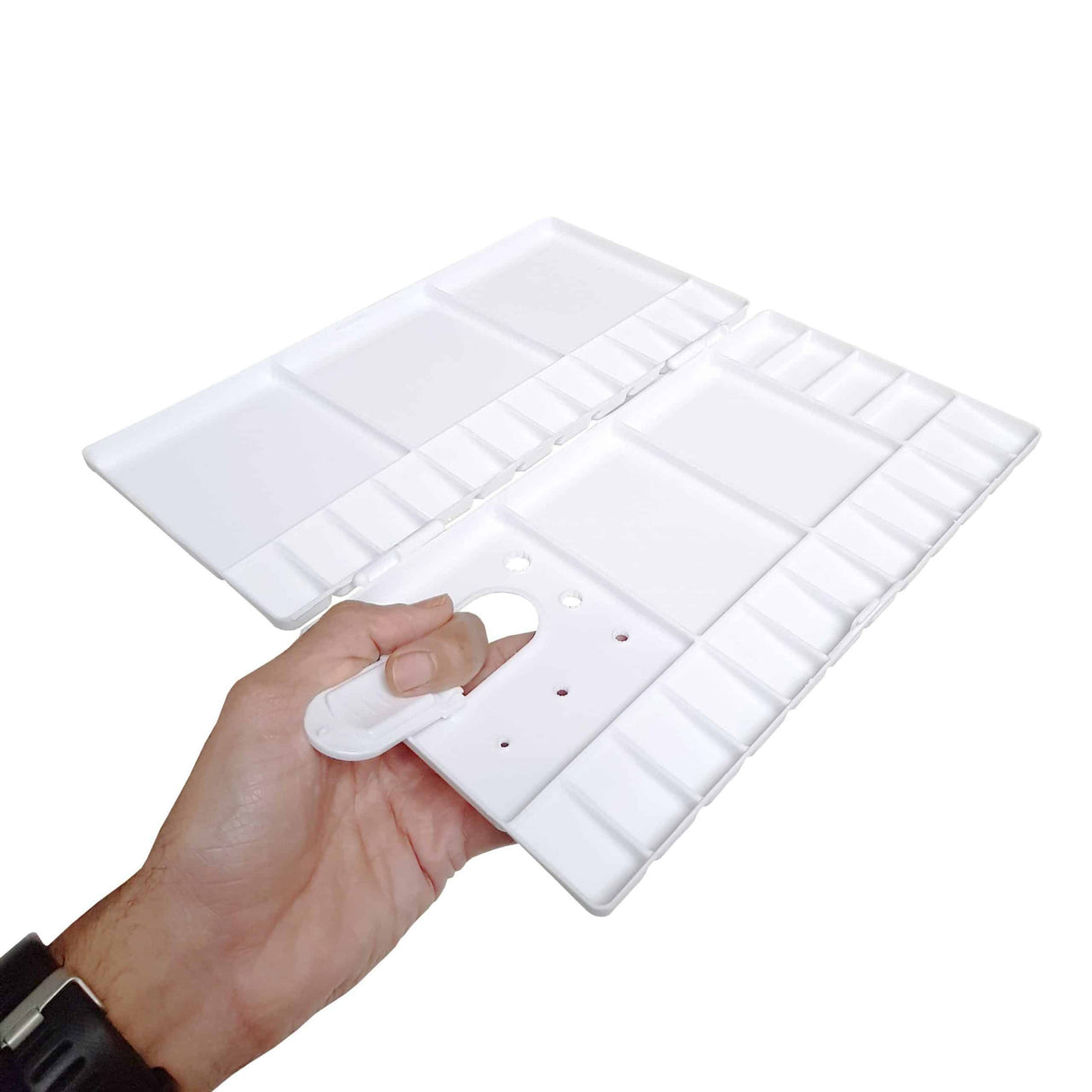 Sturdy Plastic Paint Palette 33 well Folding