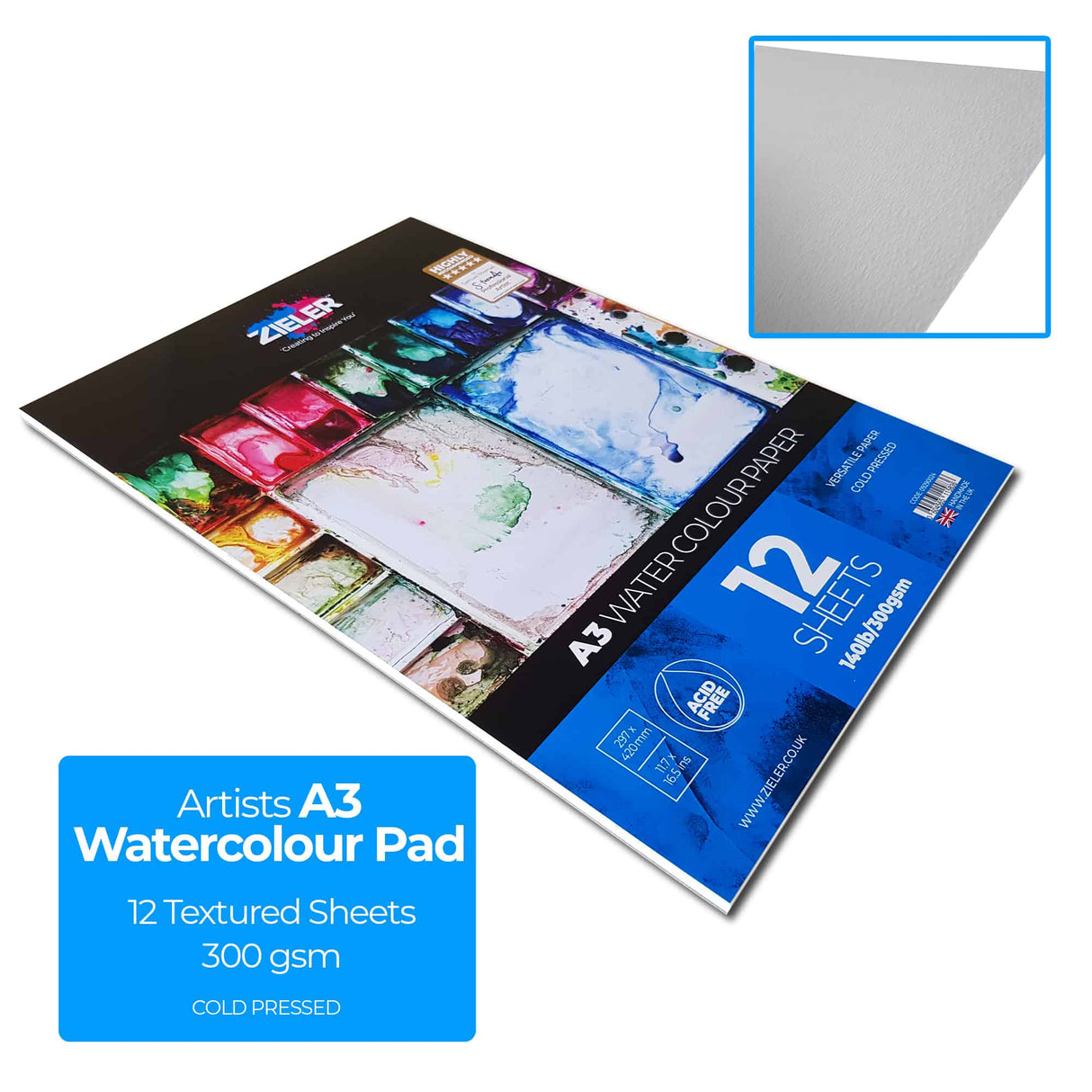 Zieler Complete Watercolour Painting 24 Set