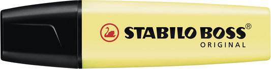 Highlighter - STABILO BOSS ORIGINAL Pastel - Milky Yellow 