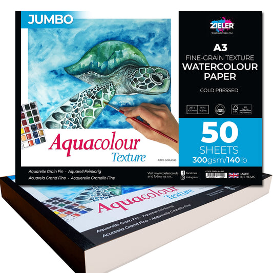 Jumbo Premium Watercolour Pad - A3 50 sheets