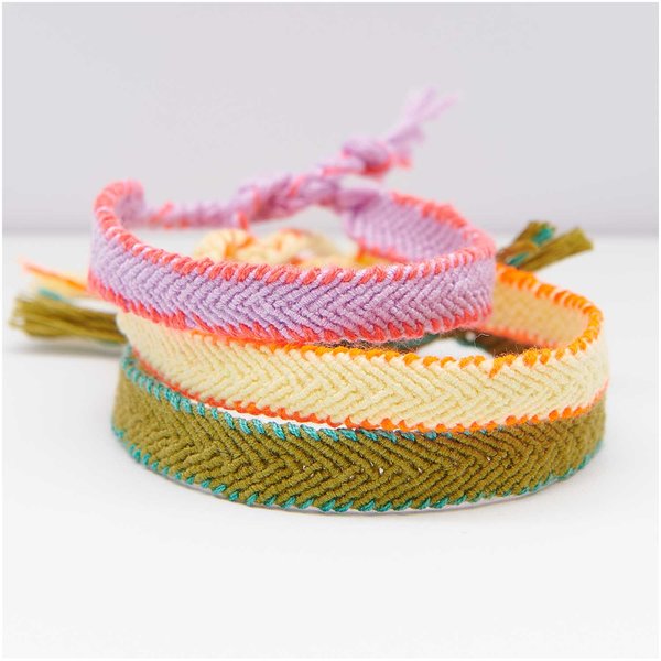 Stranded cotton set multicolour fashion, 24 pieces