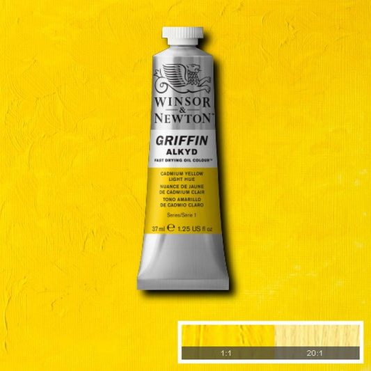 Winsor & Newton- Griffin Oil - 37ml Cadmium Yellow Light Hue