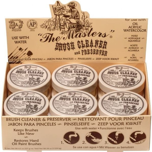 Masters Brush Cleaner CDU of 12 - 75g (2.5oz)