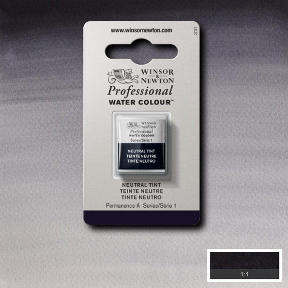 Neutral Tint Half Pan - S1 Professional Watercolour