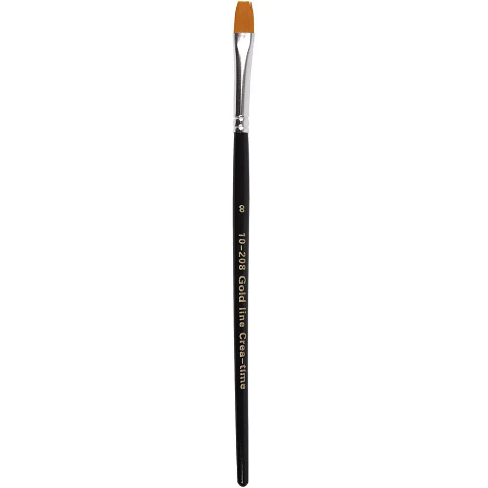 Gold Line Brushes Flat No.8 (Pack of 12)