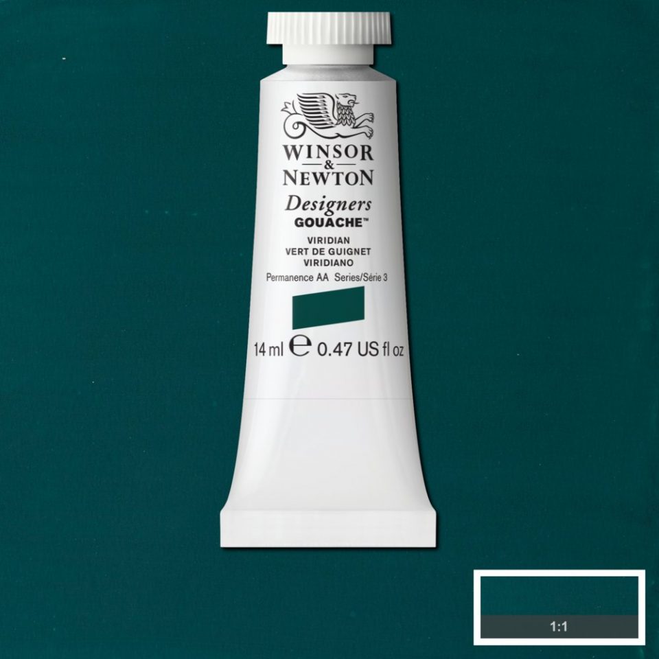 14ml Viridian - Designers Gouache