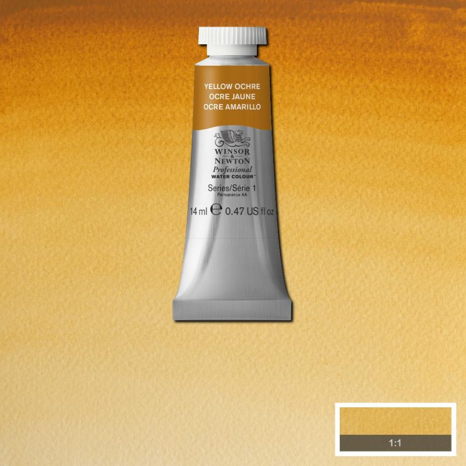 Yellow Ochre 14ml - S1 Professional Watercolour