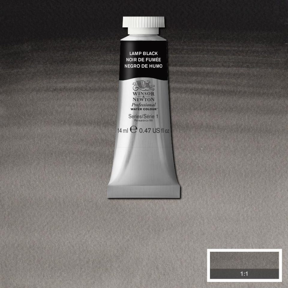 Lamp Black 14ml - S1 Professional Watercolour