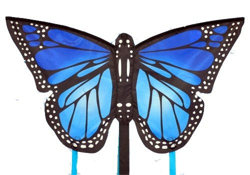 Monarch Butterfly Kite Small -Blue