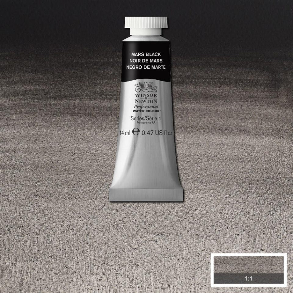 Mars Black 14ml - S1 Professional Watercolour