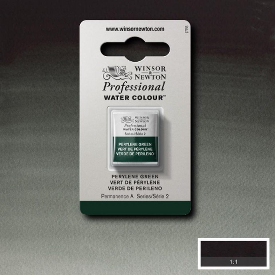 Perylene Green Half Pan - S2 Professional Watercolour