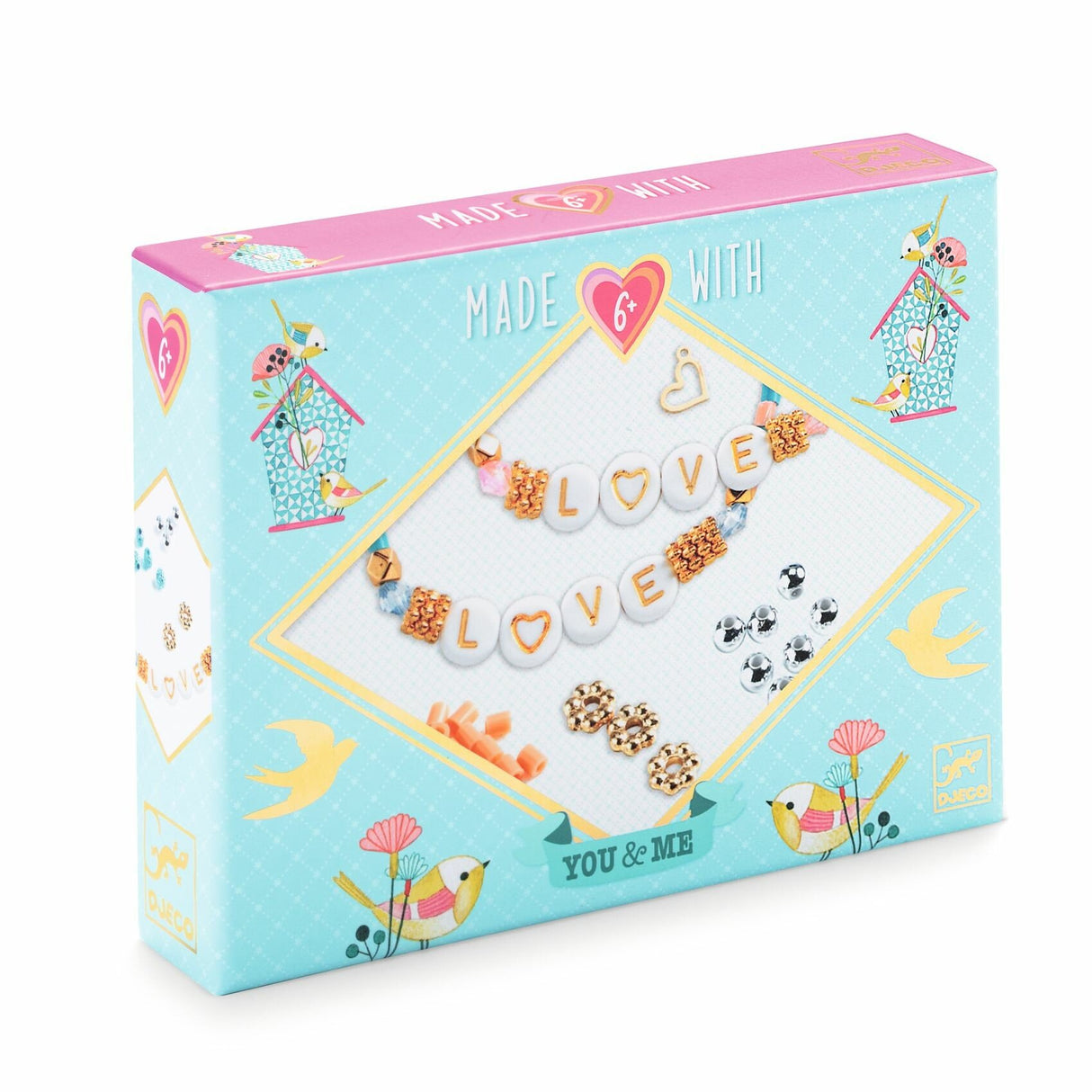 Djeco - Bracelets - Letter Threading