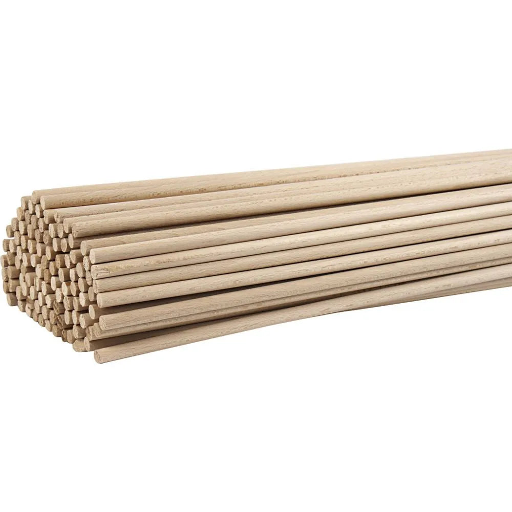 Stick, L: 60 cm, D: 8 mm, 10 pcs, beech
