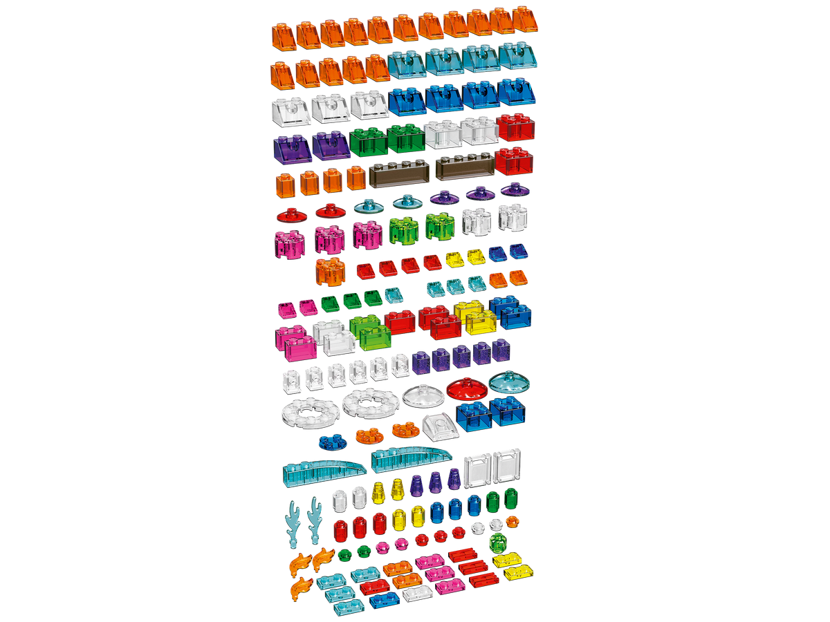 Lego Classic - Creative Transparent Bricks