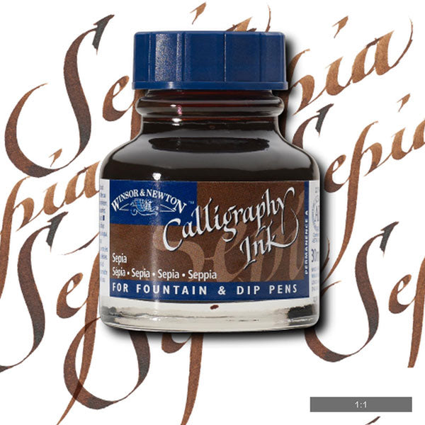 Winsor & Newton- Calligraphy Ink - 30ml Sepia