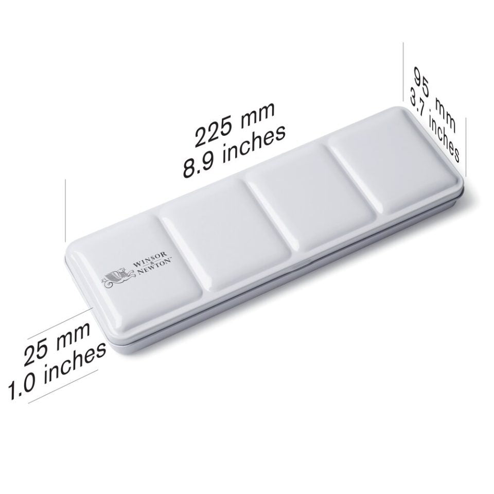 Cotman Watercolours Metal Sketchers' Box - 24 Half Pans. Product Code: 0390645 Barcode: 5012572005838
