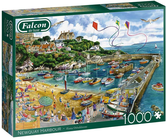 1000pc Deluxe Newquay Harbour