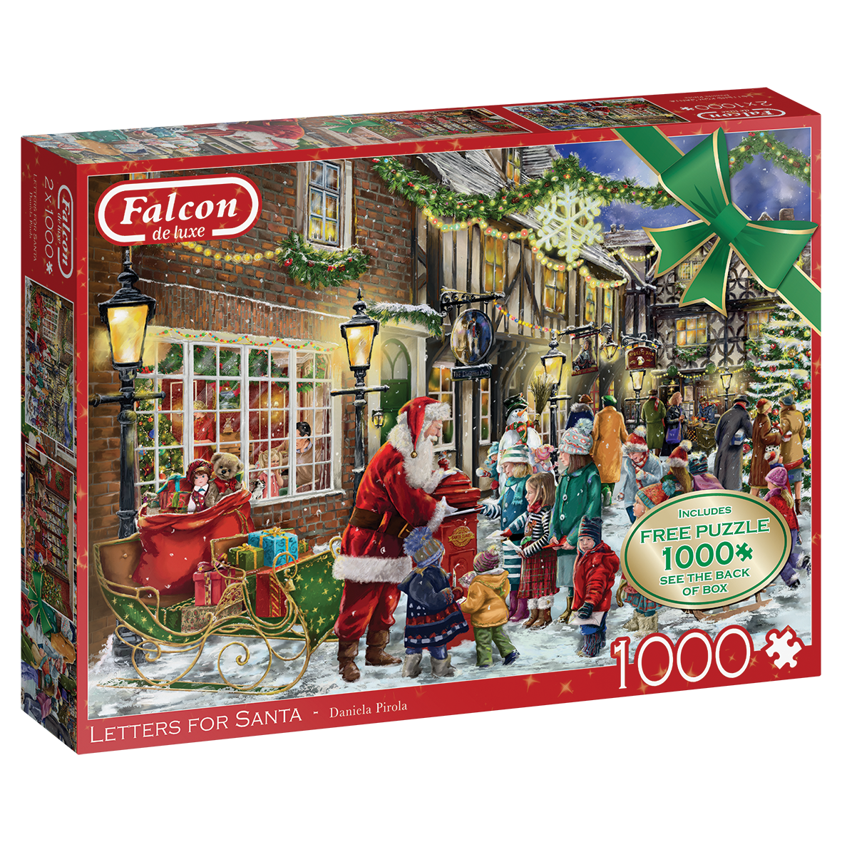 Falcon – Letters for Santa (2×1000 pieces, 1 puzzle for free)