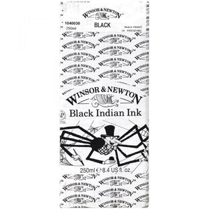 Winsor & Newton - Drawing Ink - 250ml Black Indian